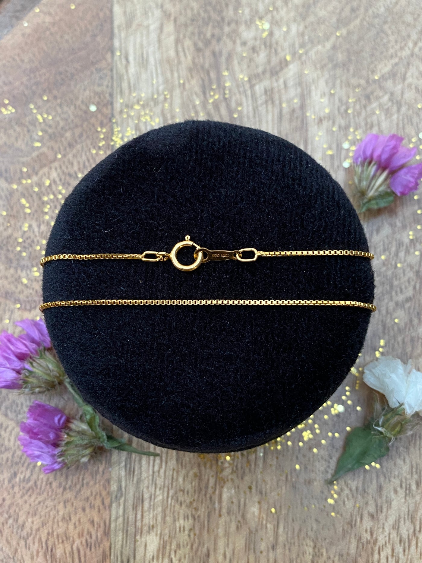 Yellow Gold Filled Box Chain Clasp