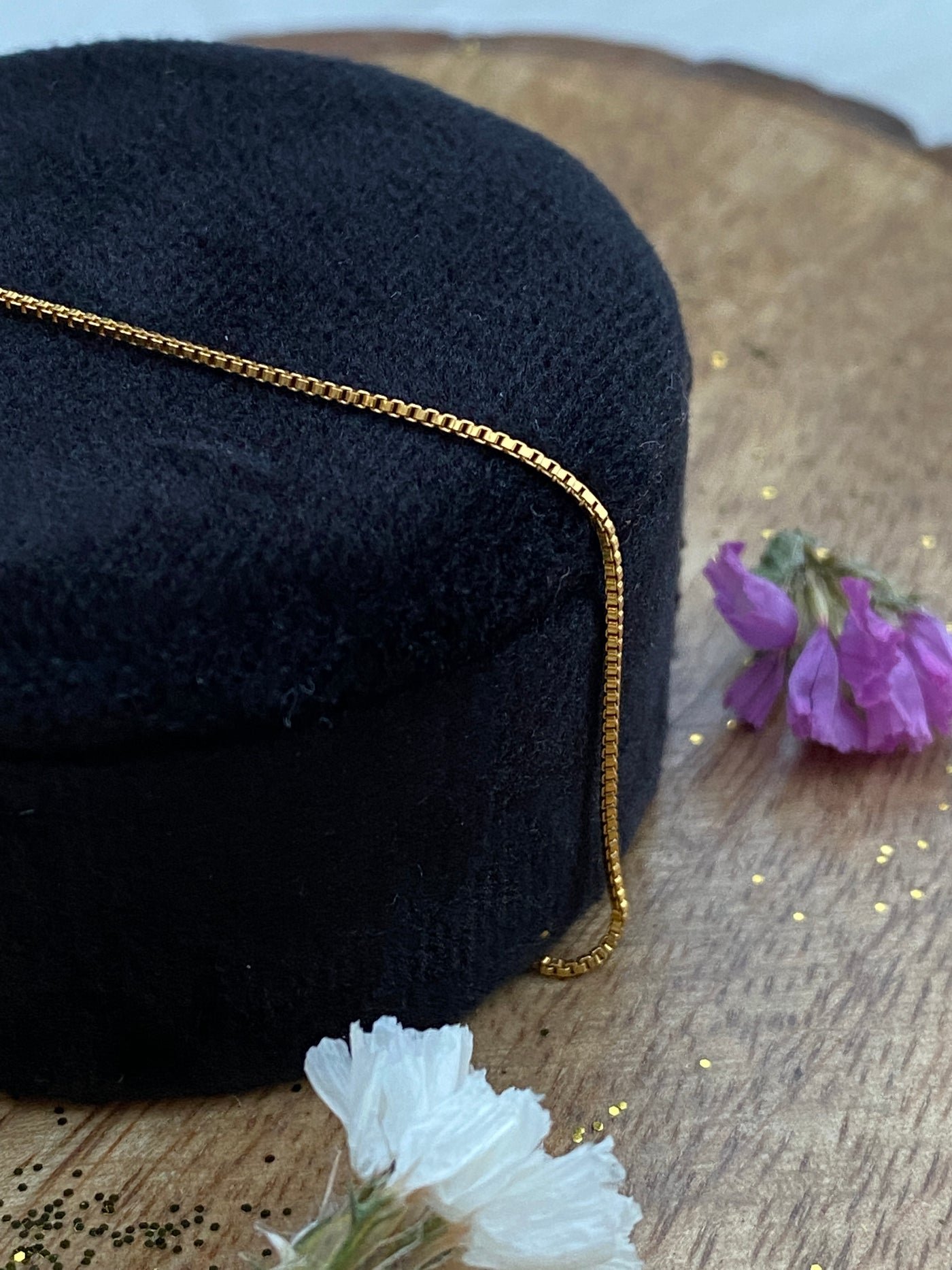 Yellow Gold Filled Box Chain from Anice