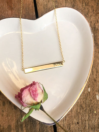 Stamped Disc or Bar Necklace Workshop
