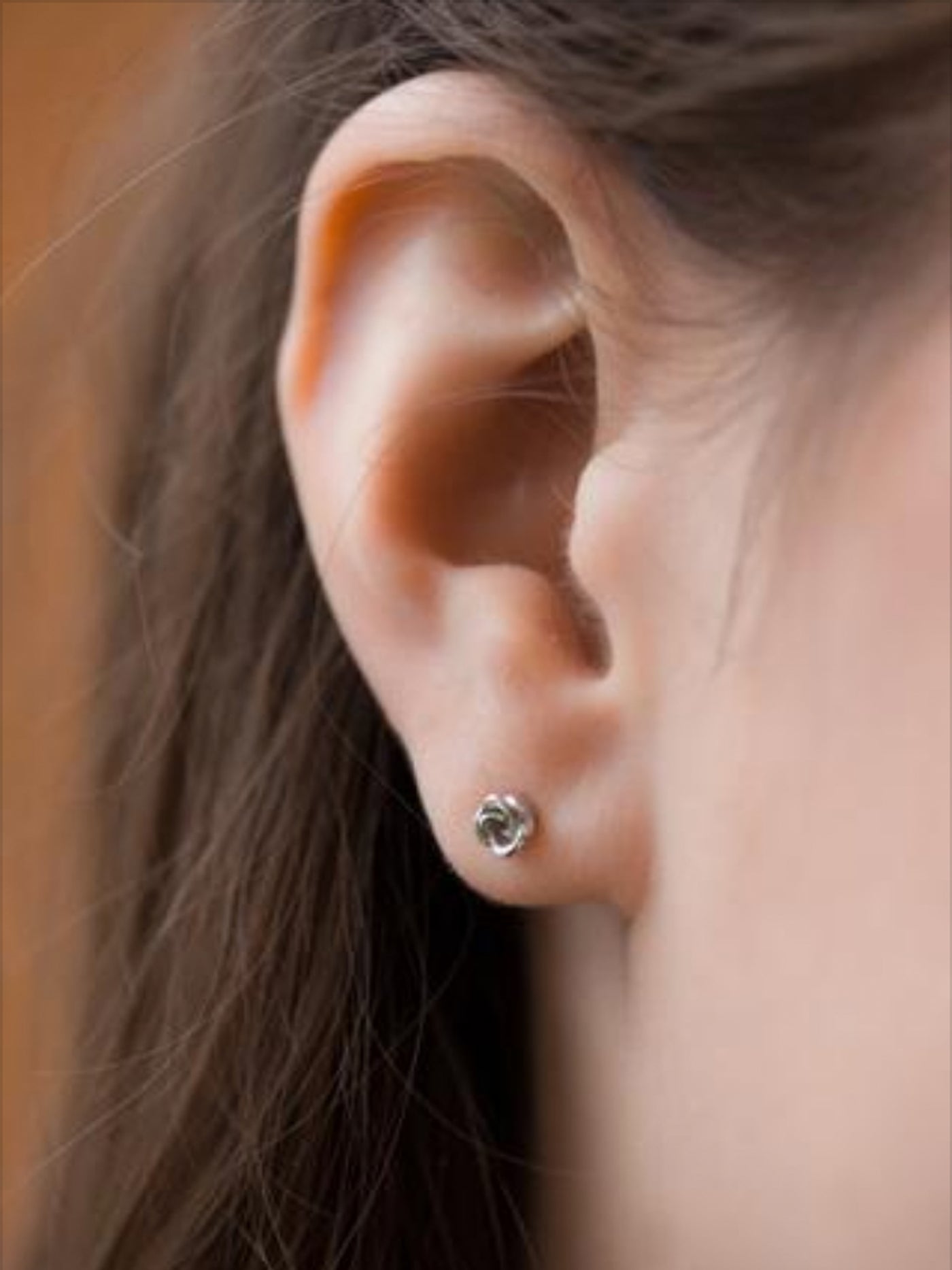 Small Kissed by a Rose Studs in Sterling Silver