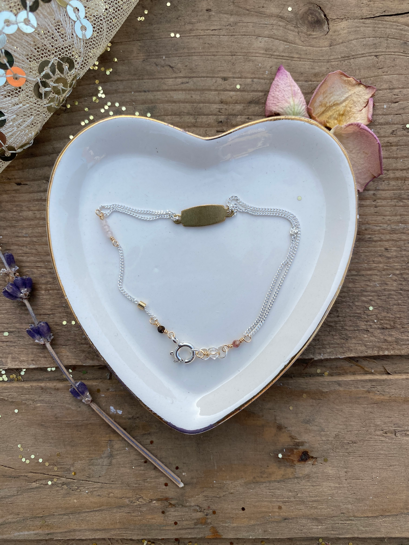 Little Somethin' Somethin' Bracelet in Brass