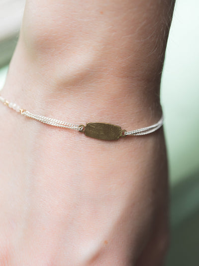 Little Somethin' Somethin' Bracelet in Brass